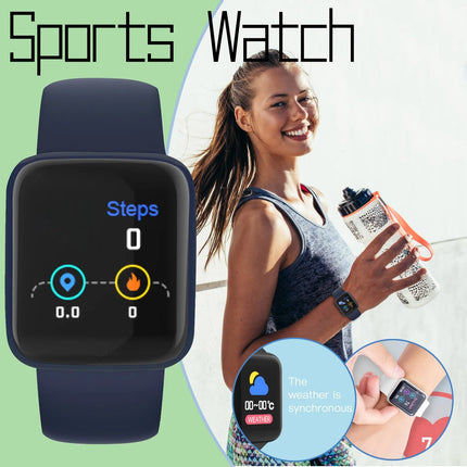 Y68 Kids Watch Children Smart Watch Fitness Tracker Heart Rate Monitor Blood Women Digital Bracelet Boy Girl Wristwatches