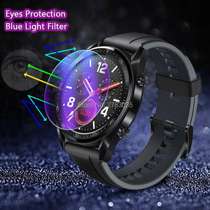 For Huawei Children’s Watch 5X 4X 3S 3X 4 Pro K2 Kids Phone Smart Watch Clear / Purple 2.5D Tempered Glass Film Screen Protector