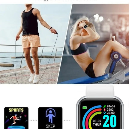 New label Smart Electronic Watch For iPhone Xiaomi Sport Fitness Pedometer Color Screen Add wallpapers Watches Men Women Kids