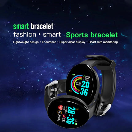 Connected Watch Children Smart Watch Fitness Tracker Sport Wristband Heart Rate Monitor Blood Bracelet Child Boy Girl Bracelet