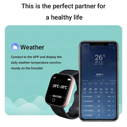 Children's Smart Digital Connected Watch With Call Reminder Step Count Heart Rate Monitoring For Children Men Women Watch Hours