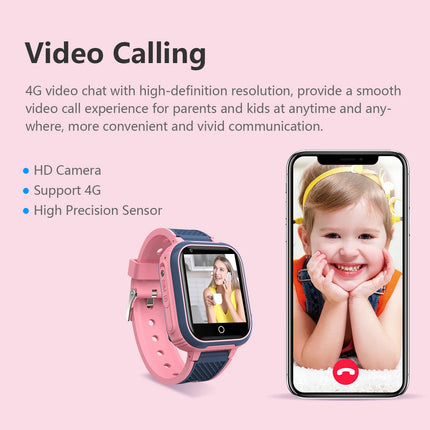 4G Kids Smart Watch GPS WIFI Video Call SOS IP67 Waterproof Child Smartwatch Camera Monitor Tracker Location Phone Watch reloj