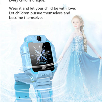 Kids Smart Watch 4G Sim Card Smartwatch for Children SOS Call Phone Camera Voice Chat Photo Waterproof Watches For Boys Girls