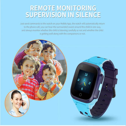 Kids Smartwatch 4G Sim Card LBS Tracker SOS Camera Children Mobile Phone Voice Chat Flashlight Waterproof Girls Boys Watches