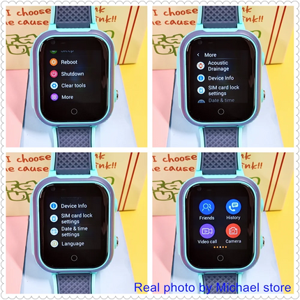 4G Kids Smart Watch GPS WIFI Video Call SOS IP67 Waterproof Child Smartwatch Camera Monitor Tracker Location Phone Watch reloj