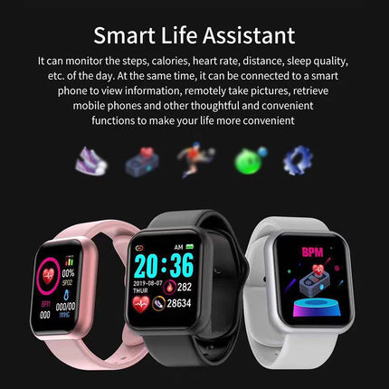 Kids Watch Connected Watch Child Digital Smart Bracelet Activity Running Tracker Heart Rate Children Men Women Kids Smartwatch