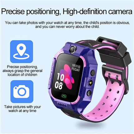 Kids SOS Smart Watch IP67 Waterproof 4G SIM Card Children Watch GPS Tracker Anti-lost Smart Wristband For IOS Android relojes