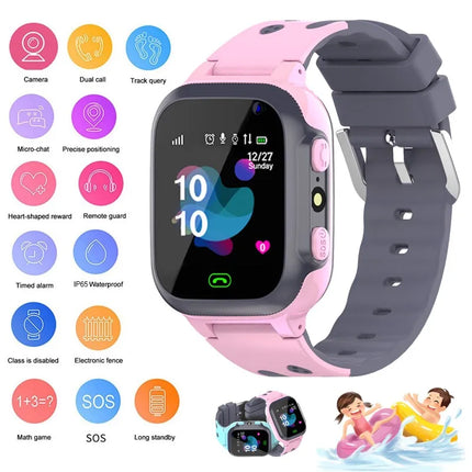 Kids NEW Smart Watches Call For Children SOS Life Waterproof Smartwatch Clock SIM Card LBS Location Tracker Boy Girls GIFT Watch