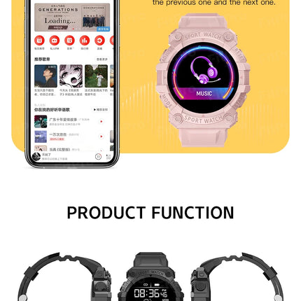 For Xiaomi Smart Watches Men Women Bluetooth Smartwatch Touch Smart Clock Fitness Bracelet Connected Watches for IOS Android