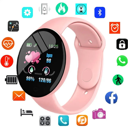 Smart Watch for Kids Macaron Color Bluetooth Smartwatch Men Women Sports Watches Fitness Tracker Waterproof Bracelet relógio