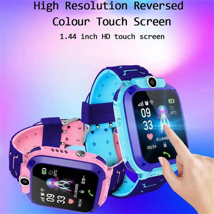 Q12 Children's Smart Watch SOS Phone Watch Smartwatch For Kids With 4G Sim Card Photo Waterproof IP67 Kids Gift For IOS Android