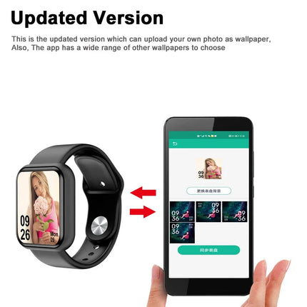 D20 Pro Smart Watch Y68 Bluetooth Fitness Tracker Sports Watch Heart Rate Monitor Blood Pressure Smart Bracelet for Android IOS