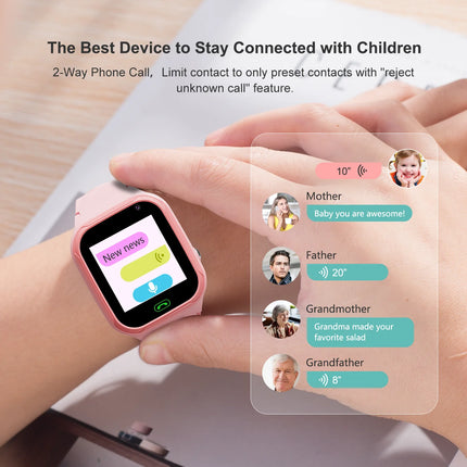 4G Kid's Smart Watch With Sim Card GPS Phone SOS Call Back Monitor 400mA Big Battery Video Call Children Watchphone call relojes