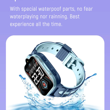 K15 Kids 4G  Smartwatch Phone GPS Tracker SOS HD Video Call Touch Screen IP67 Waterproof Call Back Children Smart Phone Watch