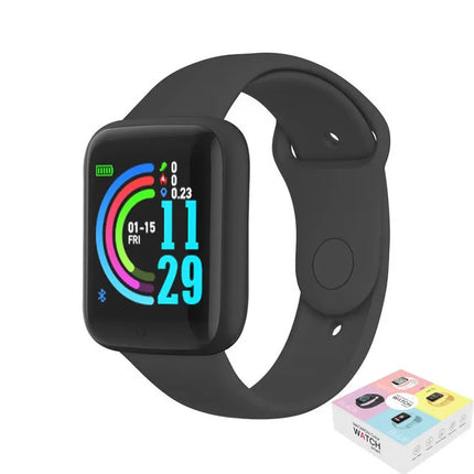 Y68 Kids Watch Children Smart Watch Fitness Tracker Heart Rate Monitor Blood Women Digital Bracelet Boy Girl Wristwatches