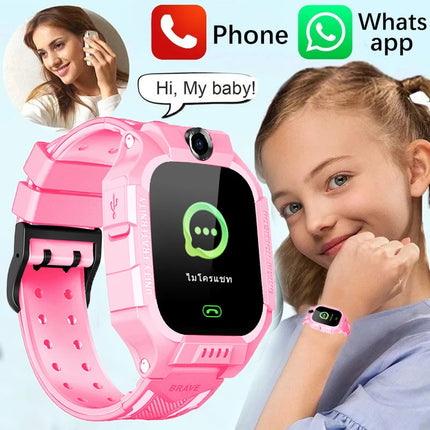 Kids SOS Smart Watch IP67 Waterproof 4G SIM Card Children Watch GPS Tracker Anti-lost Smart Wristband For IOS Android relojes