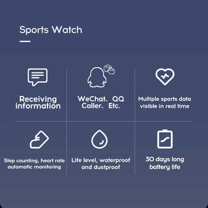 New label Smart Electronic Watch For iPhone Xiaomi Sport Fitness Pedometer Color Screen Add wallpapers Watches Men Women Kids