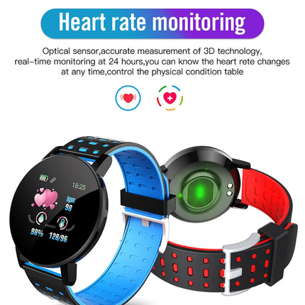 Children's Sports Smart Watch Led Digital Clock Waterproof Smartwatch Kids Heart Rate Monitor Fitness Tracker Watch relojes