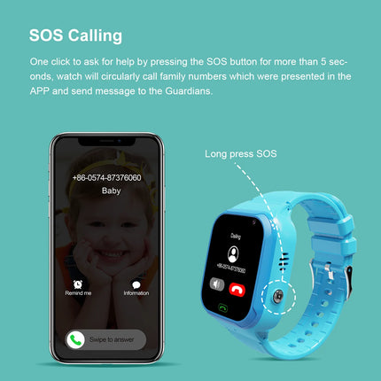 4G Kid's Smart Watch With Sim Card GPS Phone SOS Call Back Monitor 400mA Big Battery Video Call Children Watchphone call relojes