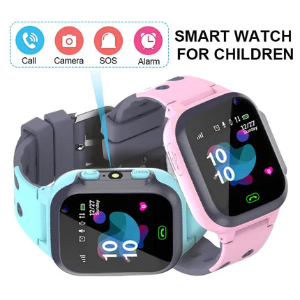 Kids NEW Smart Watches Call For Children SOS Life Waterproof Smartwatch Clock SIM Card LBS Location Tracker Boy Girls GIFT Watch