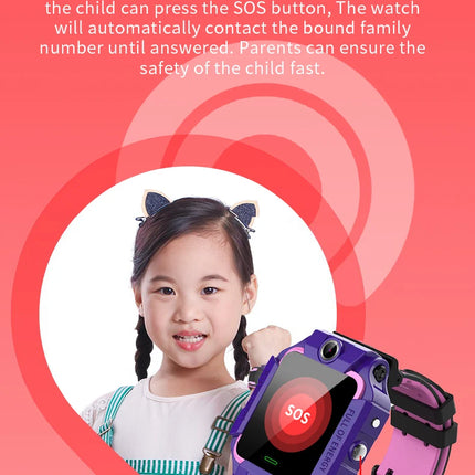 Kids Smart Watch 4G Sim Card Smartwatch for Children SOS Call Phone Camera Voice Chat Photo Waterproof Watches For Boys Girls