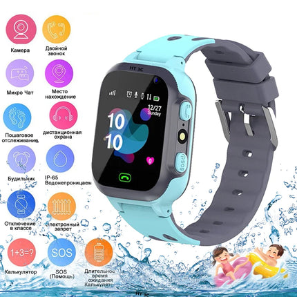 Kids NEW Smart Watches Call For Children SOS Life Waterproof Smartwatch Clock SIM Card LBS Location Tracker Boy Girls GIFT Watch