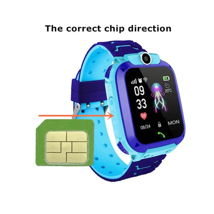 Q12 Children's Smart Watch SOS Phone Watch Smartwatch For Kids With 4G Sim Card Photo Waterproof IP67 Kids Gift For IOS Android