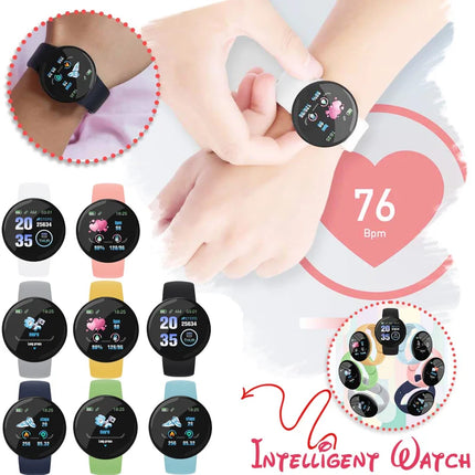 Smart Watch for kids Macaron Color Bluetooth Smartwatch Men Women Sports Watches Fitness Tracker Waterproof Bracelet relógio