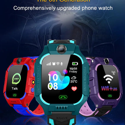 Kids Smartwatch 4G Sim Card LBS Tracker SOS Camera Children Mobile Phone Voice Chat Flashlight Waterproof Girls Boys Watches